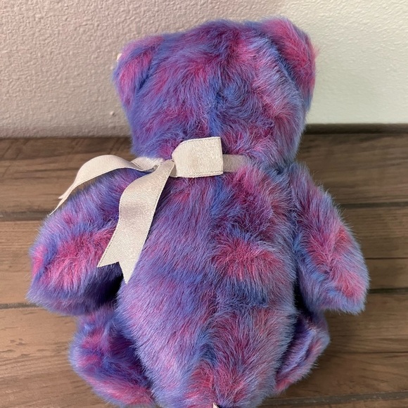 Ty Classic 1999 Purplebeary Teddy Bear approximately 14" Plush with Ty Tags - Picture 4 of 8